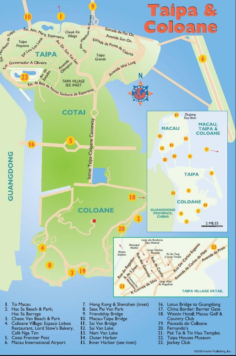 taipa Макао газрын зураг